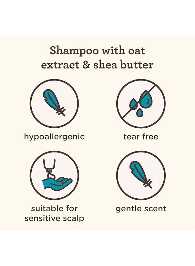 شامبو أفينو للأطفال للشعر المجعد والمتشابك بخلاصة الشوفان وزبدة الشيا 12 أونصة سائلة (354 مل) - Image 5